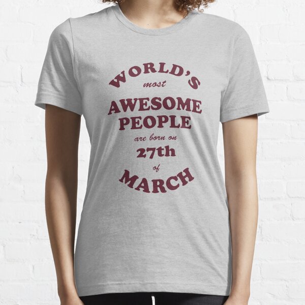 27th Of March Gifts Merchandise Redbubble Discover the most important person in history born on march 27 & famous people who share this birthday like james callaghan and ludwig mies van der rohe. 27th of march gifts merchandise redbubble
