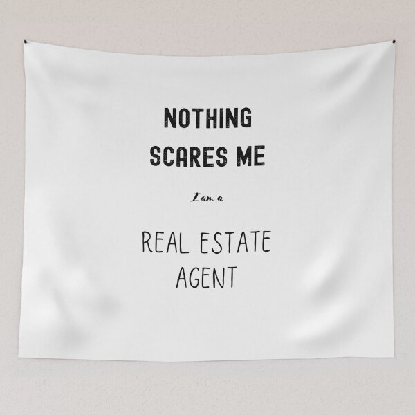 Item preview, Nothing scares me i'm a real estate agent designed and sold by FourNuns.