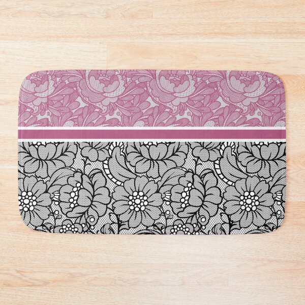 Item preview, Flowers and Lace (Purple, Black, Grey, White) designed and sold by JazzPWall.