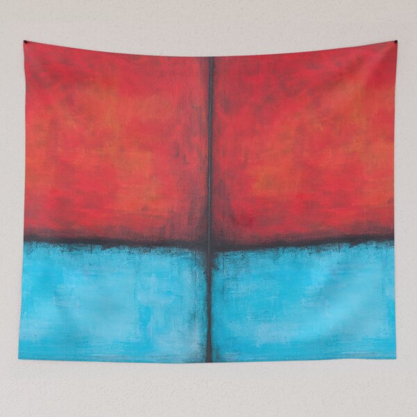 Item preview, Endless Red. Acrylic abstract painting. designed and sold by Liss Art Studio.