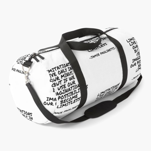 Item preview, Jamie Paolinetti - Limitations live only in our minds. But if we use our imaginations, our possibilities become limitless designed and sold by appleofyoureye.