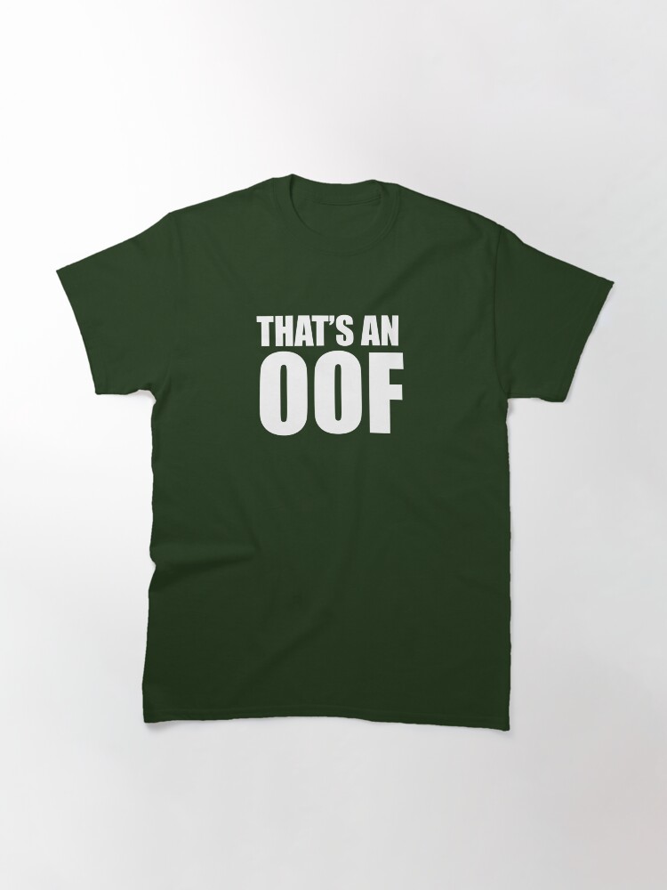 OOF! Funny Roblox Noob Tee Shirt - Antantshirt