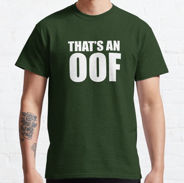  Noob Oof T-Shirt : Clothing, Shoes & Jewelry