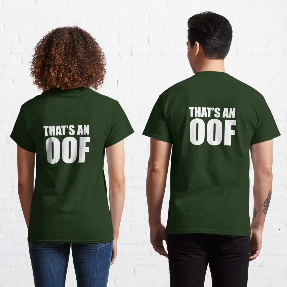  Noob Oof T-Shirt : Clothing, Shoes & Jewelry