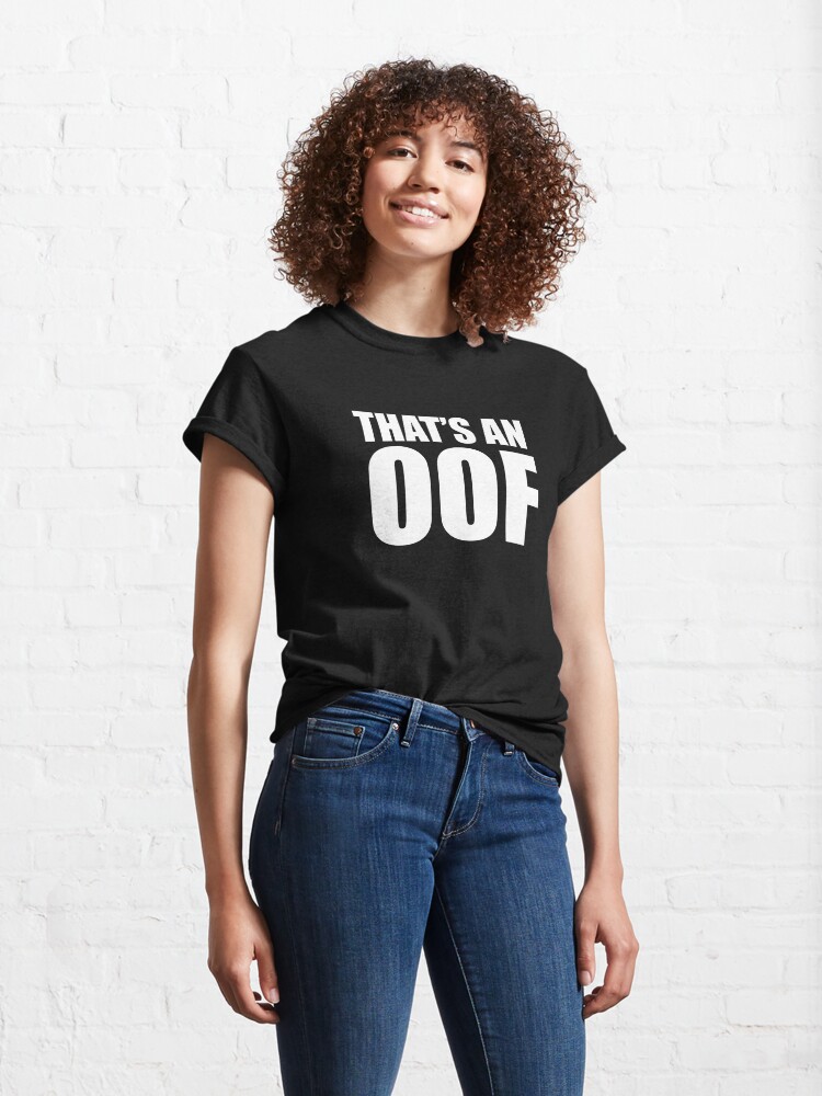 OOF! Funny Roblox Noob Tee Shirt - Antantshirt