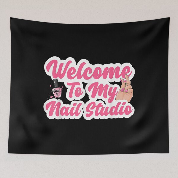 Item preview, Nail Studio Shop Owner Cute Beautician Manicurist Nail Tech designed and sold by rebeccapicker.