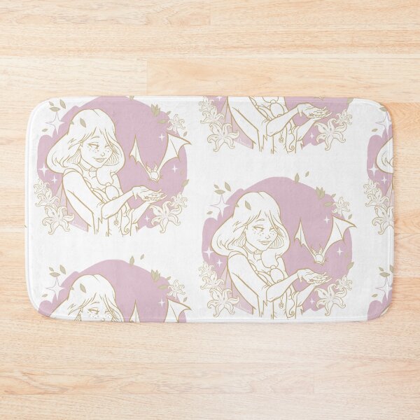 Item preview, Green Witch - Purple Flowers Bat designed and sold by Nonowaii.
