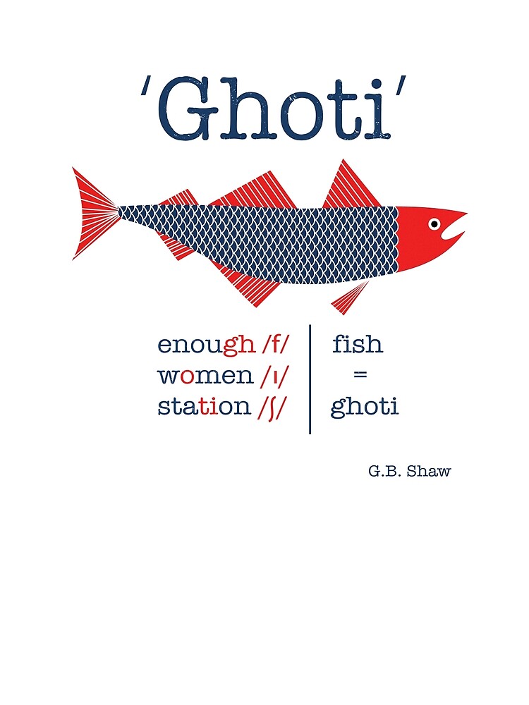 fish-could-also-be-spelt-ghoti-poster-by-garalama-redbubble