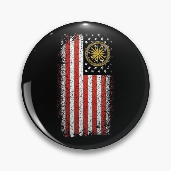Item preview, Vergina Macedonian Sun Star American Greek Pride designed and sold by h44k0n.