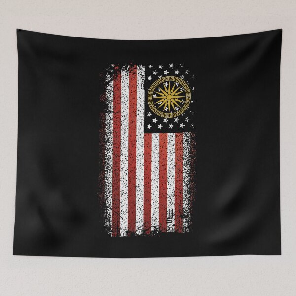 Item preview, Vergina Macedonian Sun Star American Greek Pride designed and sold by h44k0n.