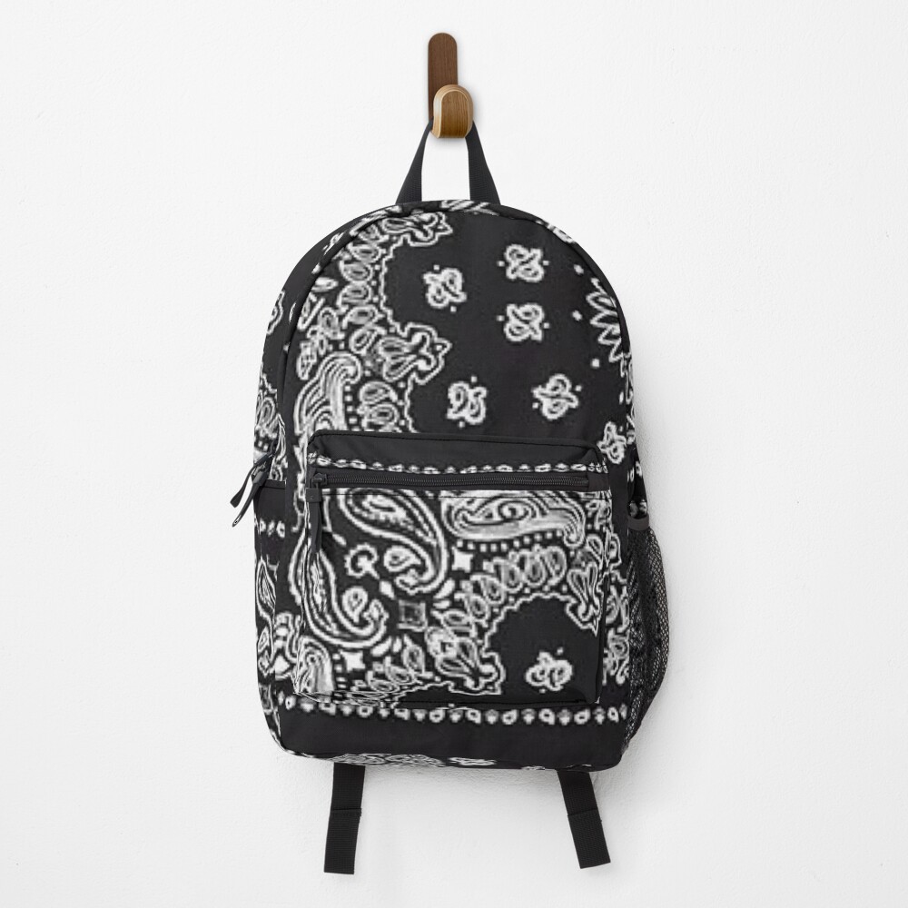 black bandana backpack