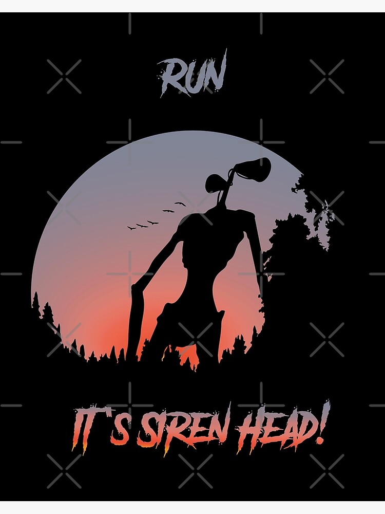 Siren Head in the forest Poster for Sale by touchofdestiney