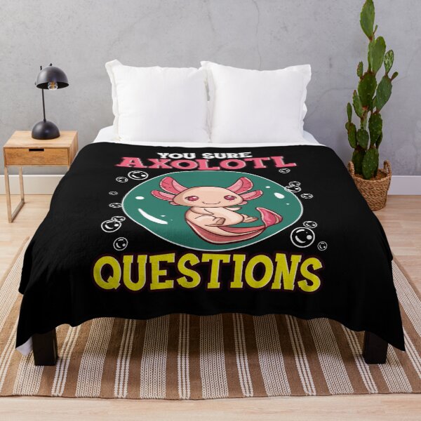 Item preview, Cute & Funny You Sure Axolotl Questions Fish Pun designed and sold by perfectpresents.