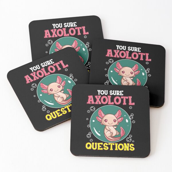 Item preview, Cute & Funny You Sure Axolotl Questions Fish Pun designed and sold by perfectpresents.