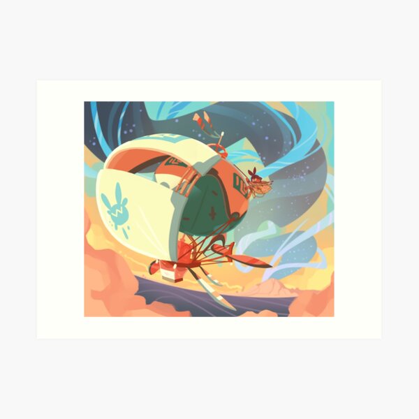 MS3: Airship Maintenance Art Print