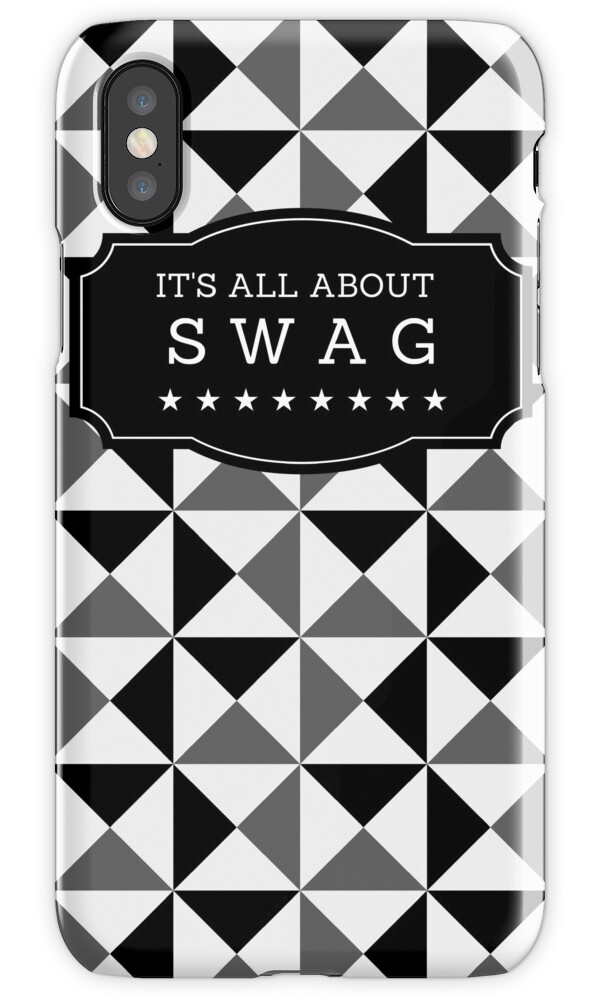 "Swag" iPhone Cases & Skins by shabzdesigns Redbubble