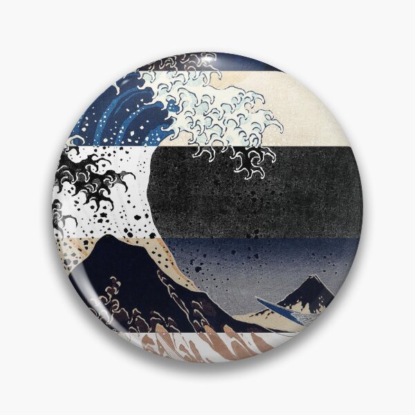 Item preview, Great Wave Off Kanagawa Color Glitch designed and sold by ind3finite.