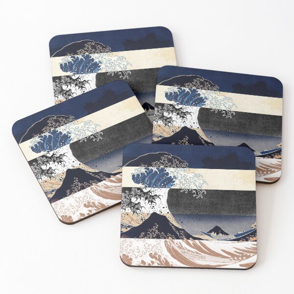 Item preview, Great Wave Off Kanagawa Color Glitch designed and sold by ind3finite.