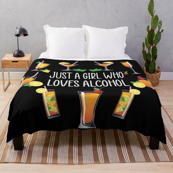 Item preview, Just a Girl Who Loves Alcohol | Cocktail Drinker Lover Gift designed and sold by trendo.