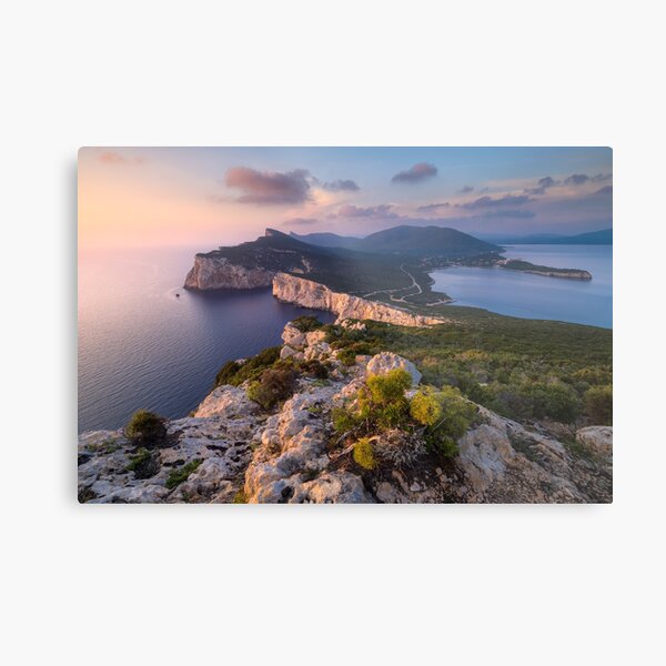 Capo Caccia Metal Print