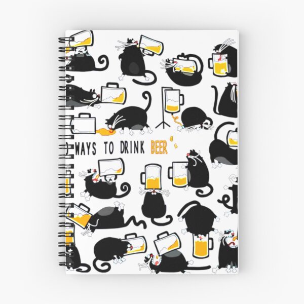 Item preview, 20 Ways To Drink Beer Funny Cat Drinking Beer designed and sold by JonesErin.
