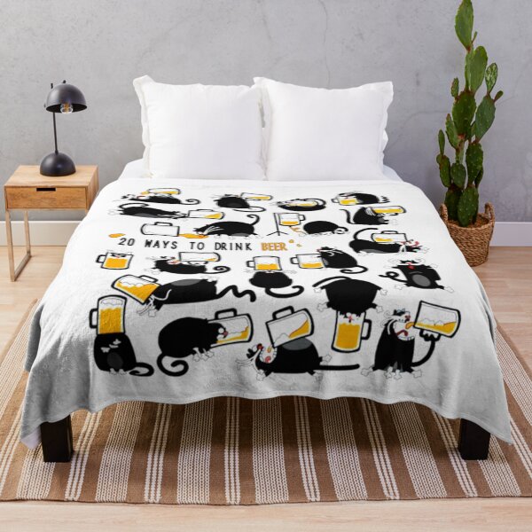 Item preview, 20 Ways To Drink Beer Funny Cat Drinking Beer designed and sold by JonesErin.