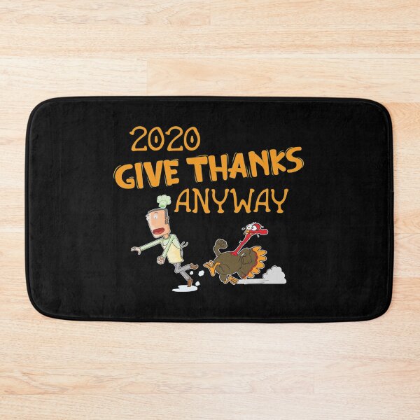 Item preview, 2020 Give Thanks Anyway Funny Thanksgiving Chef Turkey designed and sold by Ludmila58.