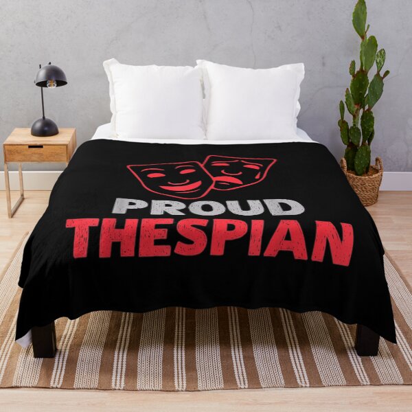 Item preview, Proud Thespian Comedy Tragedy Graphic Actor Actress designed and sold by rebeccapicker.