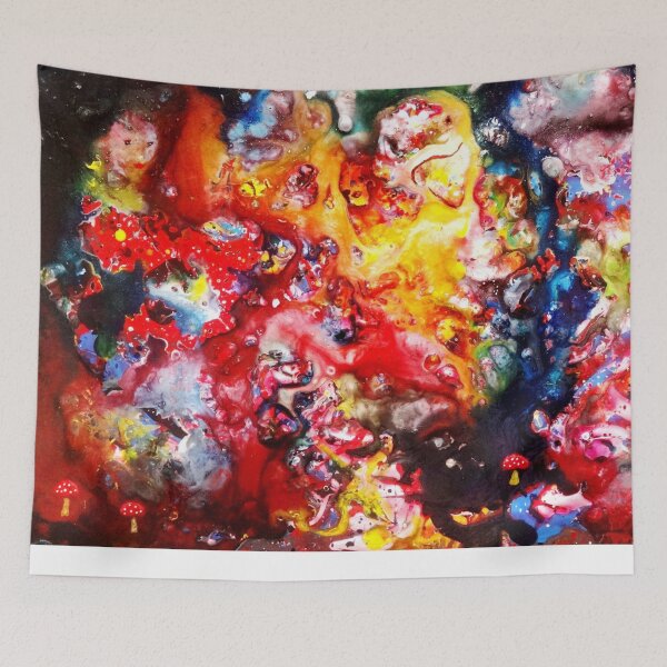 Item preview,  Magic Mushrooms Acrylic art cropped image designed and sold by Bagsyrose.