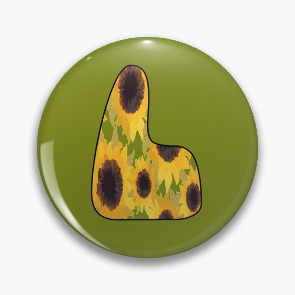 Item preview, Many Sunflowers Monogram Sticker designed and sold by aoichan3939.