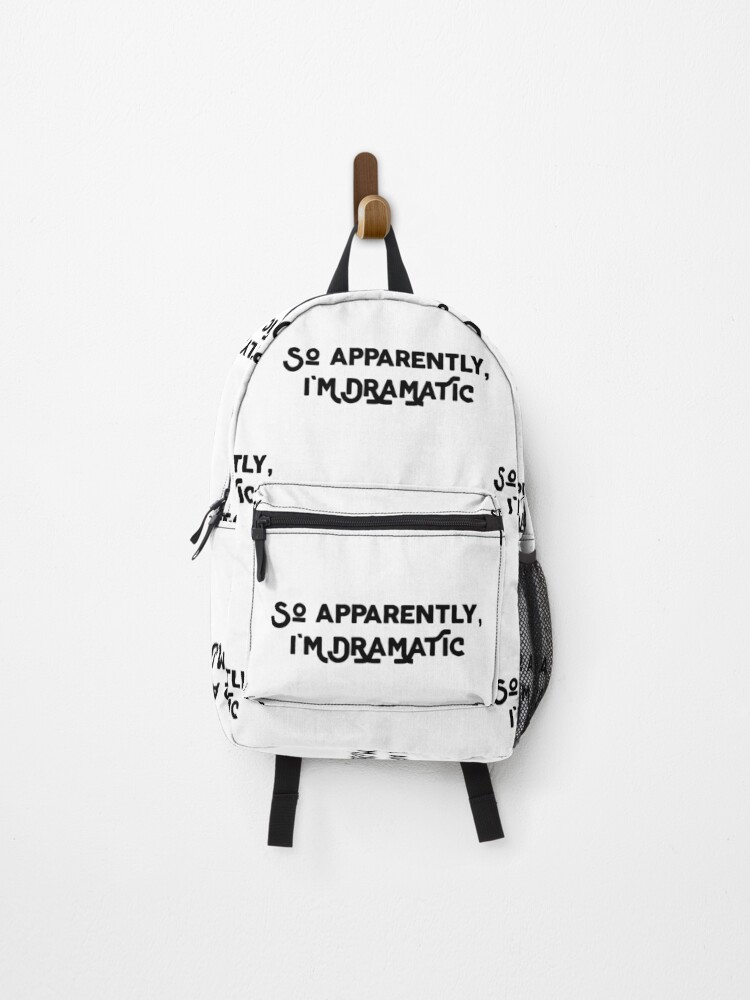 Thumbnail 1 of 3, Backpack, I'm dramatic designed and sold by Beeffervescent.
