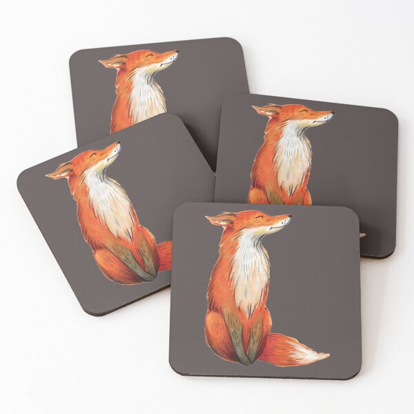 Item preview, Morning cute watercolor wildlife fox designed and sold by linhkaphung.