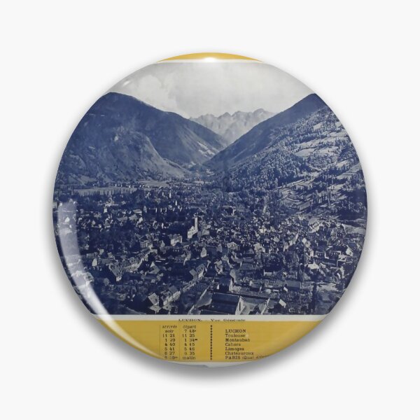 Item preview, Luchon Express retro poster designed and sold by CorasPosters.