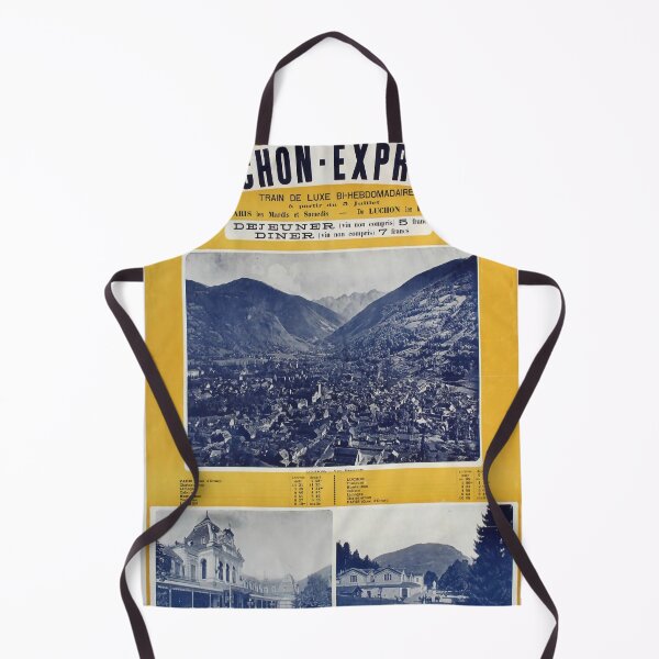 Item preview, Luchon Express retro poster designed and sold by CorasPosters.