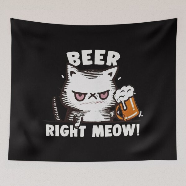 Item preview, Beer Right Meow Cat Beer designed and sold by HolmesMillie1.