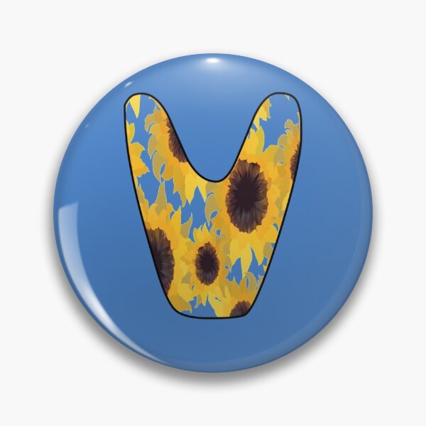 Item preview, Many Sunflowers Monogram Sticker designed and sold by aoichan3939.