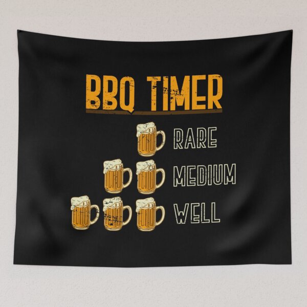 Item preview, Beer BBQ Time Barbecue designed and sold by RussellRoss.