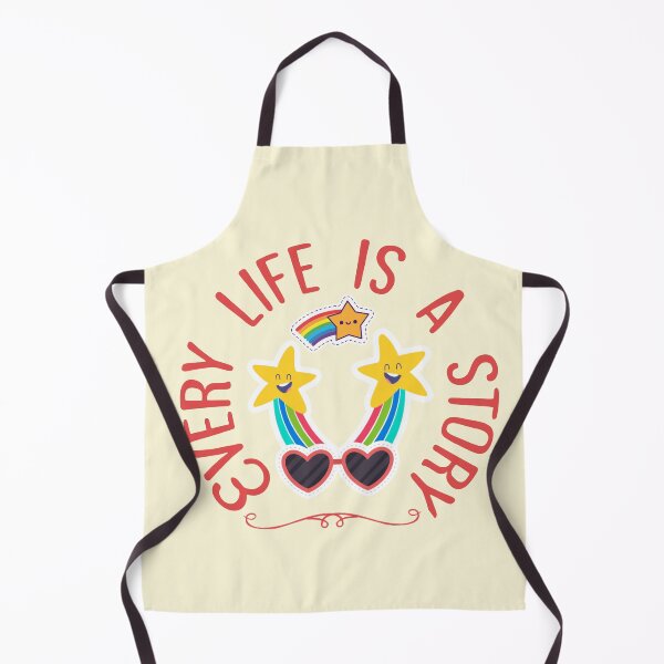 Item preview, Every life is a story - cute and colorful rainbow design with text designed and sold by feel-free-store.