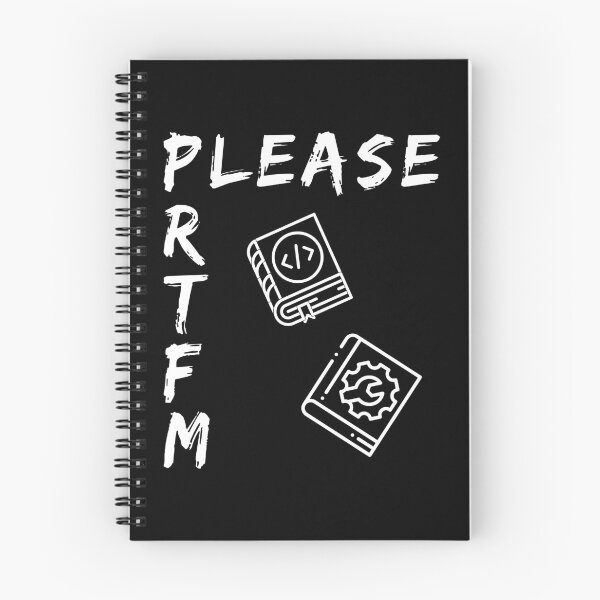 Artikelvorschau, Bitte RTFM (weiß) entworfen und verkauft von Stornu2Ruedas.