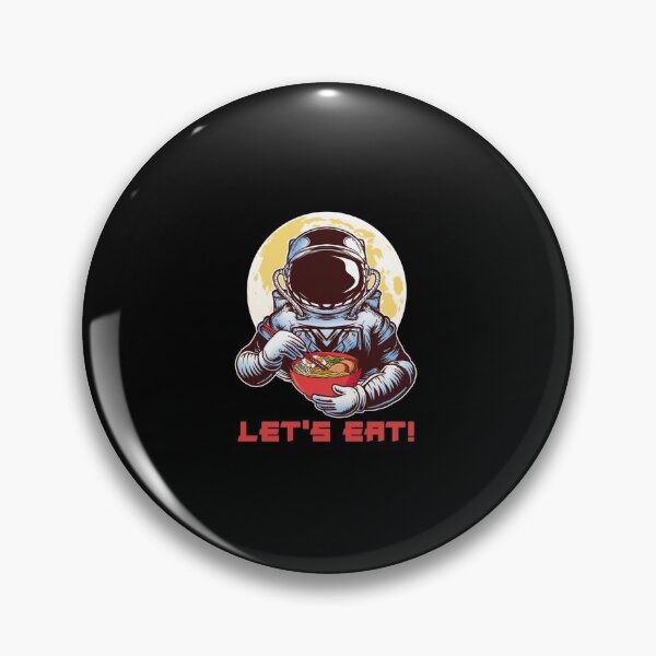 Item preview, Astronaut Mann auf dem Mond Udon Ramen Japanische Nudeln Ess designed and sold by JeremyRot.