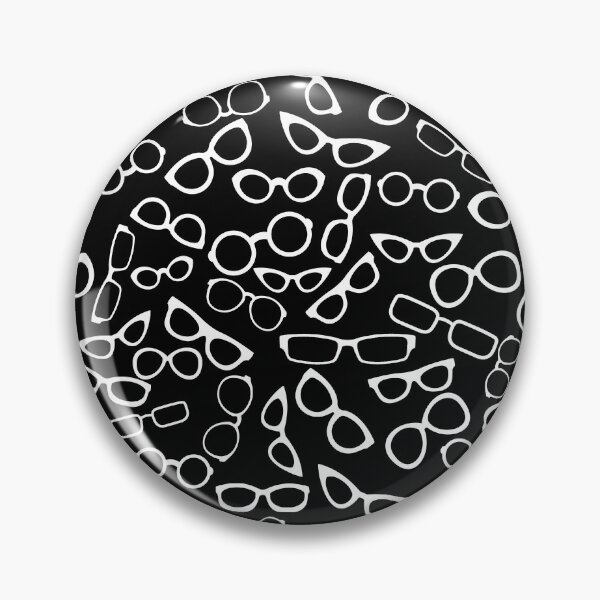 Item preview, Various Shaped Eyeglasses Pattern - White designed and sold by Primroaddesigns.