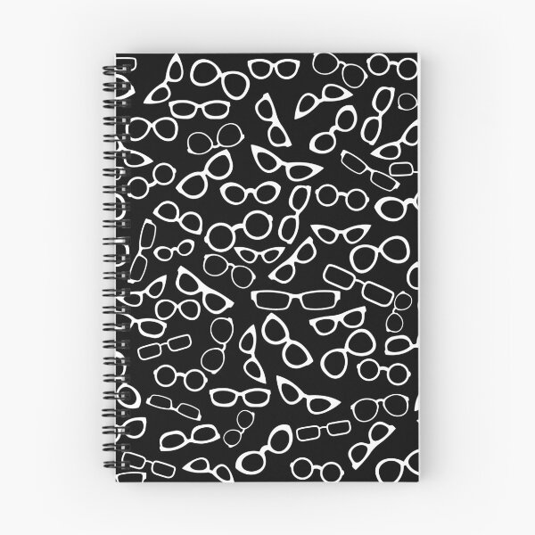 Item preview, Various Shaped Eyeglasses Pattern - White designed and sold by Primroaddesigns.