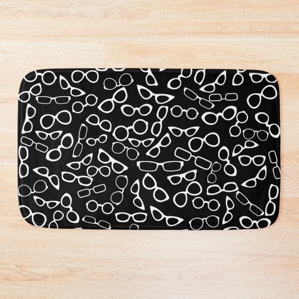 Item preview, Various Shaped Eyeglasses Pattern - White designed and sold by Primroaddesigns.