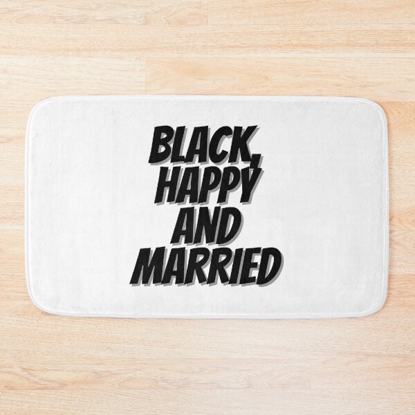 Item preview, Black happy and married designed and sold by prehokage.