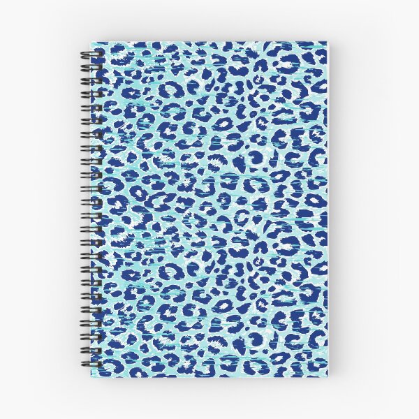 Item preview, Turquoise Blue Leopard Spots Animal Print Pattern designed and sold by Moda-Moxie.