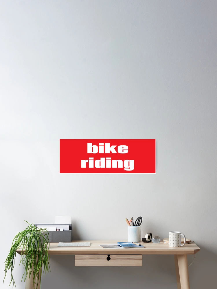 Thumbnail 2 of 3, Poster, Bike Riding designed and sold by ProjectX23.