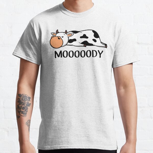 moody cow shirt