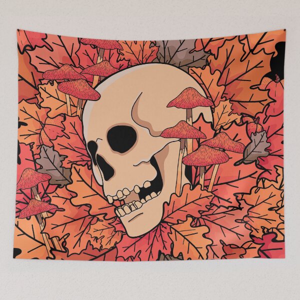 Item preview, The skull of autumn designed and sold by Swadeillustrations.