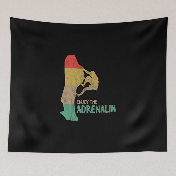 Item preview, Bouldering Climbing Rock Wall Adrenaline Junkie designed and sold by lsvds.