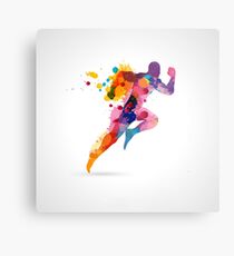 Running Metal Print